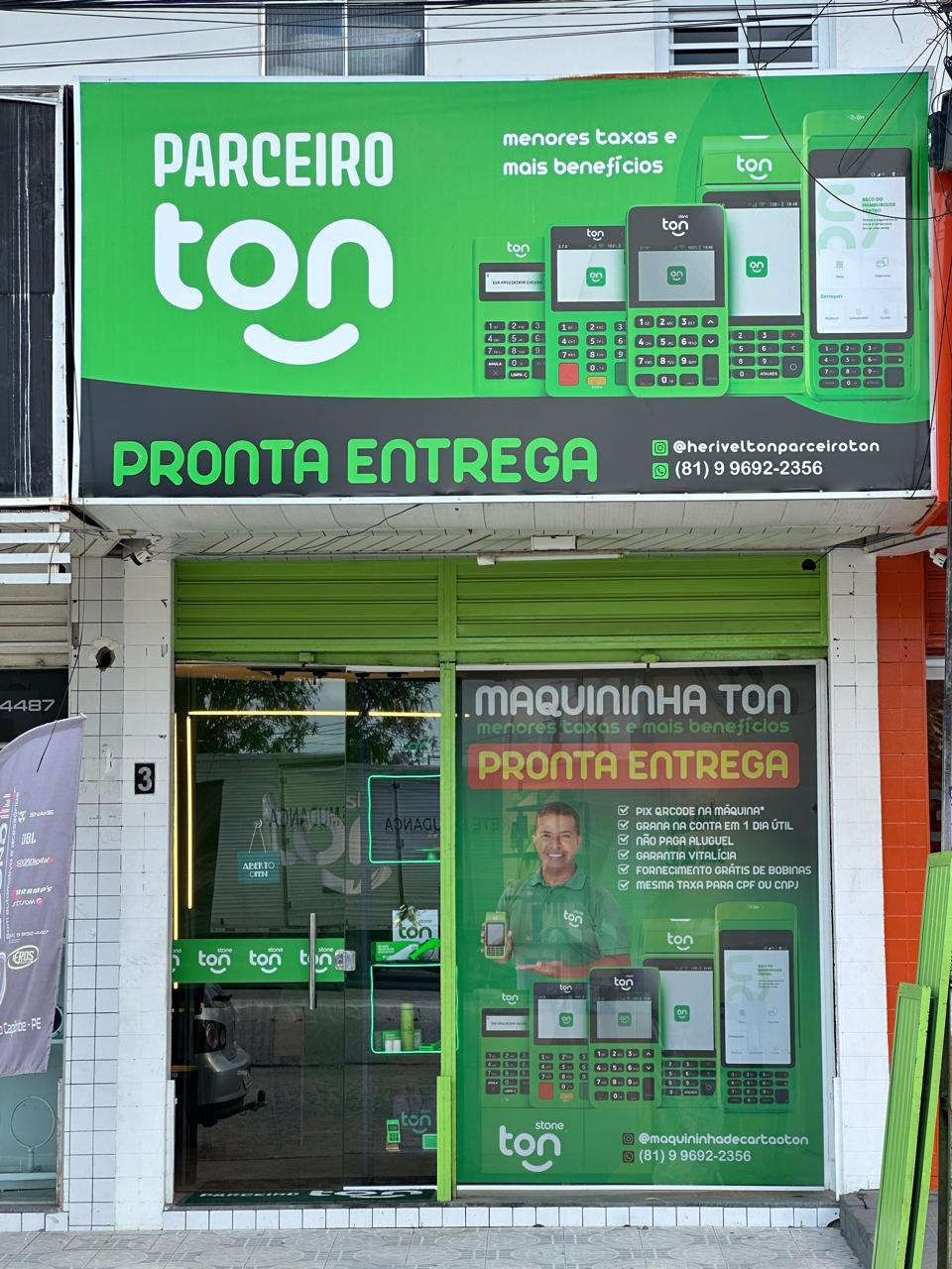 Fachada da Loja Santa Cruz do Capibaribe Parceiro Ton